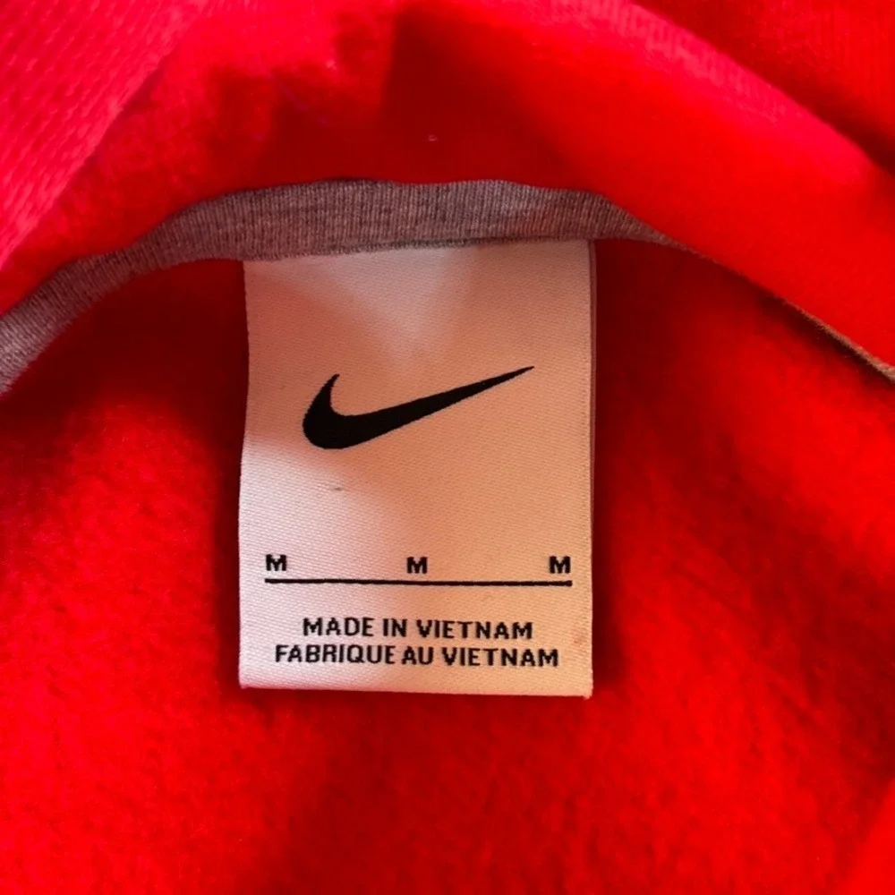 Nike Ohio State Field Hockey Hoodie‎ Men's Medium Red Pullover Sweatshirt OSU